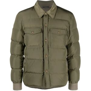 Tom Ford , Green Techno Ottoman Padded Jacket ,Green male, Sizes: M