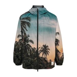 Emporio Armani , Tropical Print MultiColour Jacket ,Multicolor male, Sizes: L, S