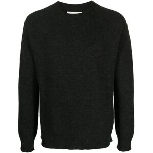 Jil Sander , Cozy and Stylish Wool-Cashmere Blend Pullover ,Gray male, Sizes: L, S