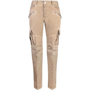 Balmain , Mens Clothing Trousers Brown Ss23 ,Brown male, Sizes: W32