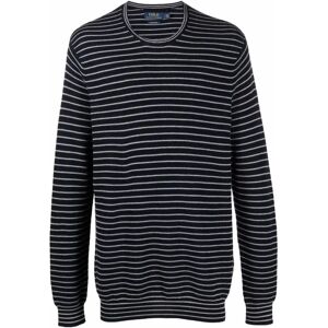 Polo Ralph Lauren , Blue Striped Jumper Sweatshirt Casual Style ,Blue male, Sizes: S, M