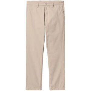 Carhartt Wip , Straight Trousers ,Beige male, Sizes: W31, W33