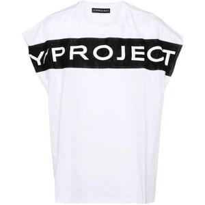 Y/Project , White T-shirt 204Ts010 J127 ,White male, Sizes: L