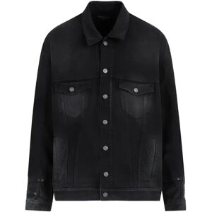 Balenciaga , Vintage Black Cotton Jacket ,Black male, Sizes: L