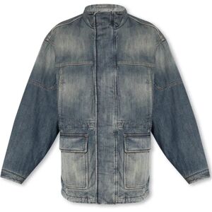 Balenciaga , Oversize denim jacket ,Blue male, Sizes: M