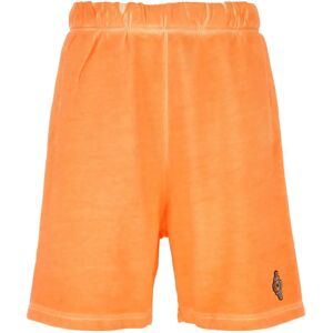 Marcelo Burlon , Orange Cotton Bermuda Shorts ,Orange male, Sizes: S