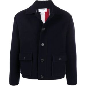 Thom Browne , Light Jackets ,Blue male, Sizes: XL