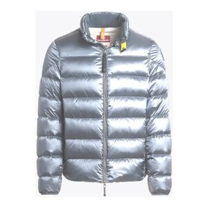 Parajumpers , Men Down Jacket with Two-Way Zipper ,Gray male, Sizes: M, L