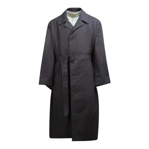 Maison Margiela , Waterproof Trench Coat for Men ,Black male, Sizes: M