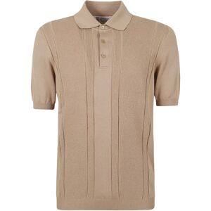 Brunello Cucinelli , Polo T-shirts and Polos ,Beige male, Sizes: M