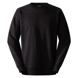 The North Face , Cotton Crew Neck Sweatshirt Logo Badge ,Black male, Sizes: L, S, XS