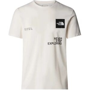 The North Face , White T-shirts and Polos ,White male, Sizes: M, S, L, XL