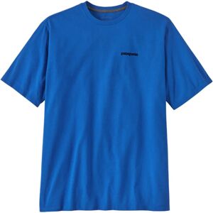 Patagonia , Patagonia P-6 Logo Responsibili-Tee® Outline: Vessel Blue ,Blue male, Sizes: L, XL, S, M