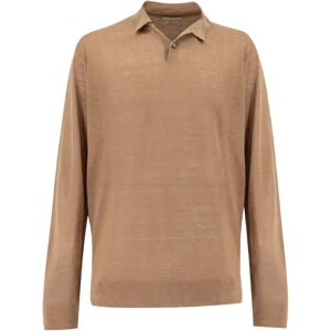 Ballantyne , Polo ,Brown male, Sizes: L, M