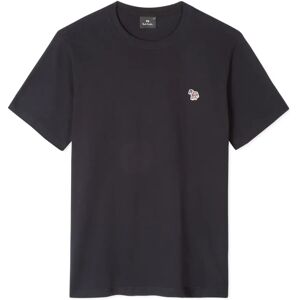 PS By Paul Smith , Navy Round Neck Cotton T-Shirt for Men ,Blue male, Sizes: 2XL, XL, S, M, L