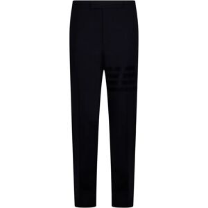 Thom Browne , Stylish Blue Slim-Fit Trousers for Men ,Blue male, Sizes: XL