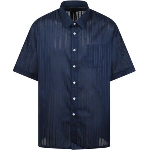 Givenchy , Striped Cotton Voile Shirt ,Blue male, Sizes: XL, M, L