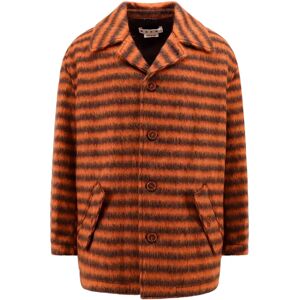 Marni , Mens Clothing Jackets Coats Orange Aw23 ,Orange male, Sizes: M, L