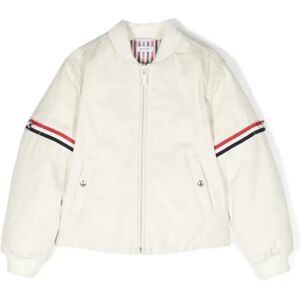 Thom Browne , Thom Browne Jackets Beige ,Beige male, Sizes: 12 Y