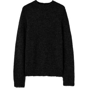 Jil Sander , Black Alpaca Wool Jumper ,Black male, Sizes: XL, L