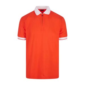 Kiton , Orange Polo Shirt with Graffiti Logo ,Orange male, Sizes: M, XL, S, L