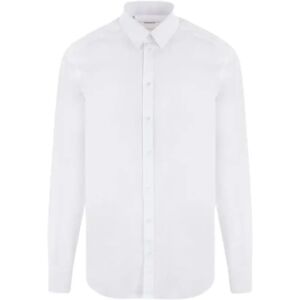 Dolce & Gabbana , White Formal Shirt with Classic Collar and Button Closure ,White male, Sizes: 2XL