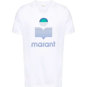 Isabel Marant , Ts0045Ha-B1N16H T-Shirts ,White male, Sizes: XL, L, S, M