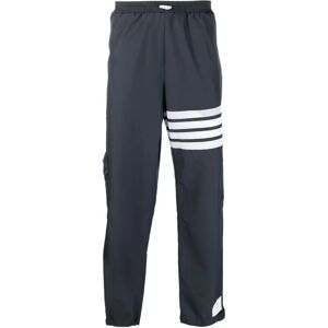 Thom Browne , Thom Browne Trousers Blue ,Blue male, Sizes: XL, L