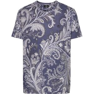 Etro , Blue T-shirts and Polos by Etro ,Blue male, Sizes: M, L, XL