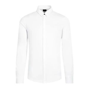 Armani Exchange , Slim Fit White Formal Shirt ,White male, Sizes: L, M, XL, 2XL, S