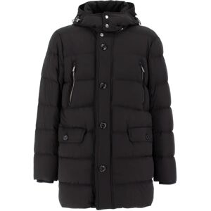 Moorer , Parka ,Black male, Sizes: 3XL