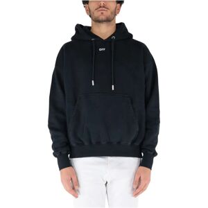 Off White , Arrow Emb Skate Hoodie ,Black male, Sizes: L, M, S