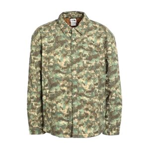 The North Face , Camo Stuffed Shirt Jacket ,Green male, Sizes: L, M