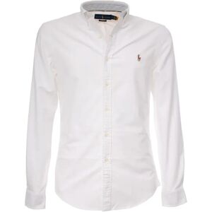 Polo Ralph Lauren , Slim-Fit Oxford Shirt ,White male, Sizes: 2XL