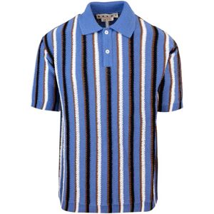 Marni , Polo Shirts ,Blue male, Sizes: L