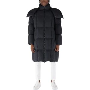 MM6 Maison Margiela , Long Unisex Puffer Jacket ,Black male, Sizes: M