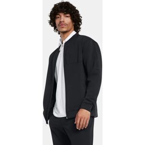 Men's  Under Armour  Tour Tips Full-Zip Bomber Jacket Black / White / Black XL