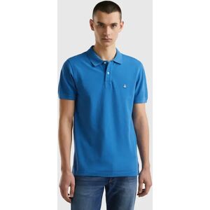 United Colors of Benetton Benetton, Blue Regular Fit Polo, size XXL, Blue, Men