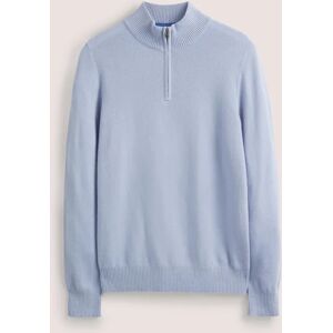 Cashmere Half-Zip Jumper Blue Men Boden XXL Male