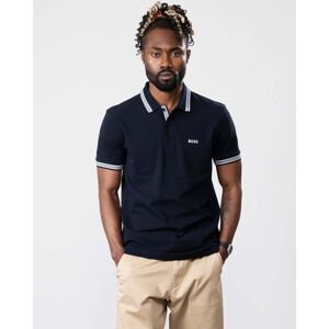 Boss Green Paddy Contrast Mens Polo NOS  - Dark Blue 402 - S - male