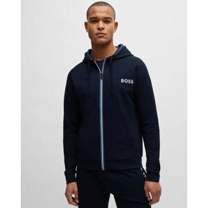 Boss Orange Authentic Mens Hooded Loungewear Track Jacket 50521773 Col - Dark Blue 403 - M - male