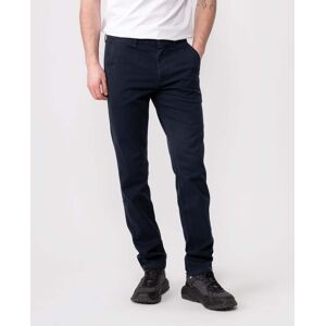 Boss Orange Mens Slim Fit Trousers in Stretch-Cotton Twill  - Dark Blue 404 - W30 L32 - male