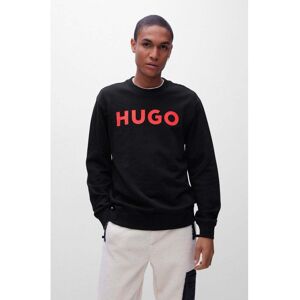 Hugo Boss Dem Large Logo Mens Crew Neck Sweatshirt NOS  - Black 001 - M - male