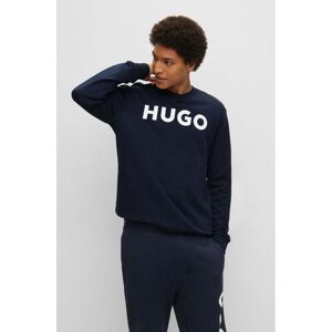 Hugo Boss Dem Large Logo Mens Crew Neck Sweatshirt NOS  - Dark Blue 405 - L - male