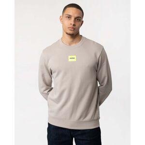 Hugo Boss Diragol212 Label Logo Mens Sweatshirt  - Light/Pastel Grey 055 - M - male