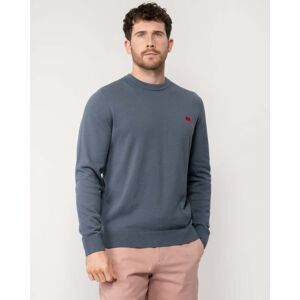 Hugo Boss San Cassius Mens Crew Neck Sweater  - Open Blue 462 - L - male