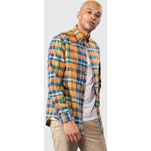 Polo Ralph Lauren Custom Fit Long Sleeved Multicoloured Plaid Mens Oxf - Multi 002 - L - male