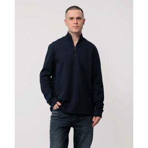 Ted Baker Actos Mens 1/4 Zip Sweatshirt  - Navy - L - male