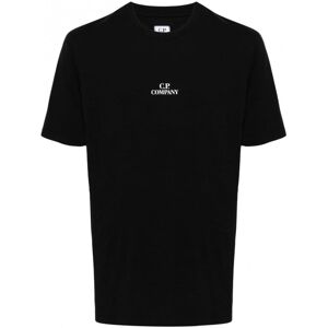 CP COMPANY 30/1 Jersey Graphic T-shirt Black - Men - Black