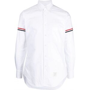 Thom Browne Armband In Oxford Shirt White - Men - White